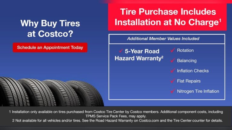 Is Alignment Included With New Tires at Costco