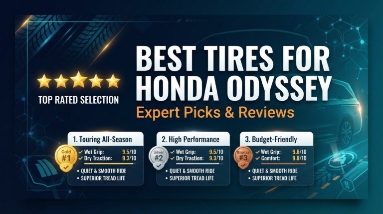 4 Best Tires For Honda Odyssey: Top Rated 2026